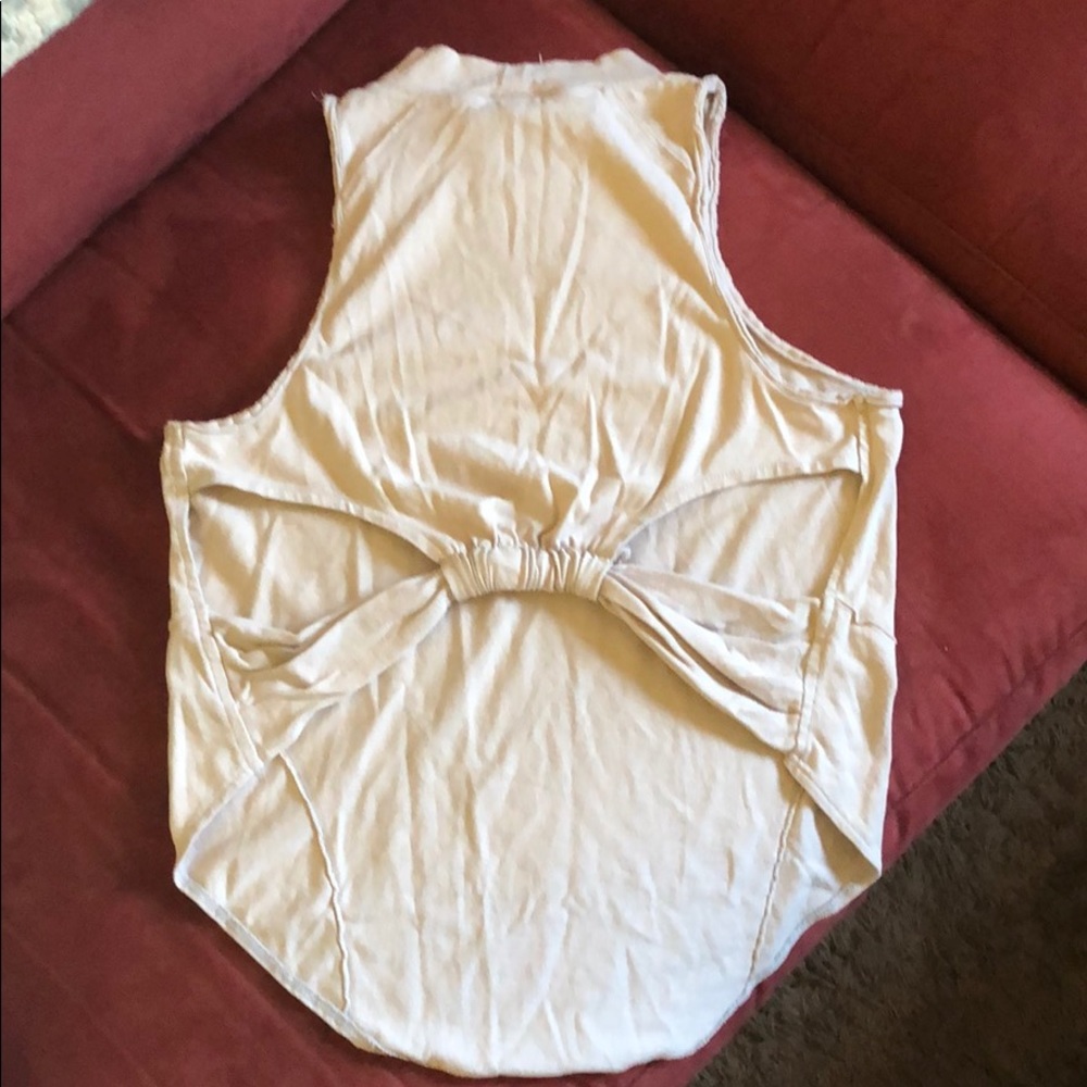 Open back Free People tank